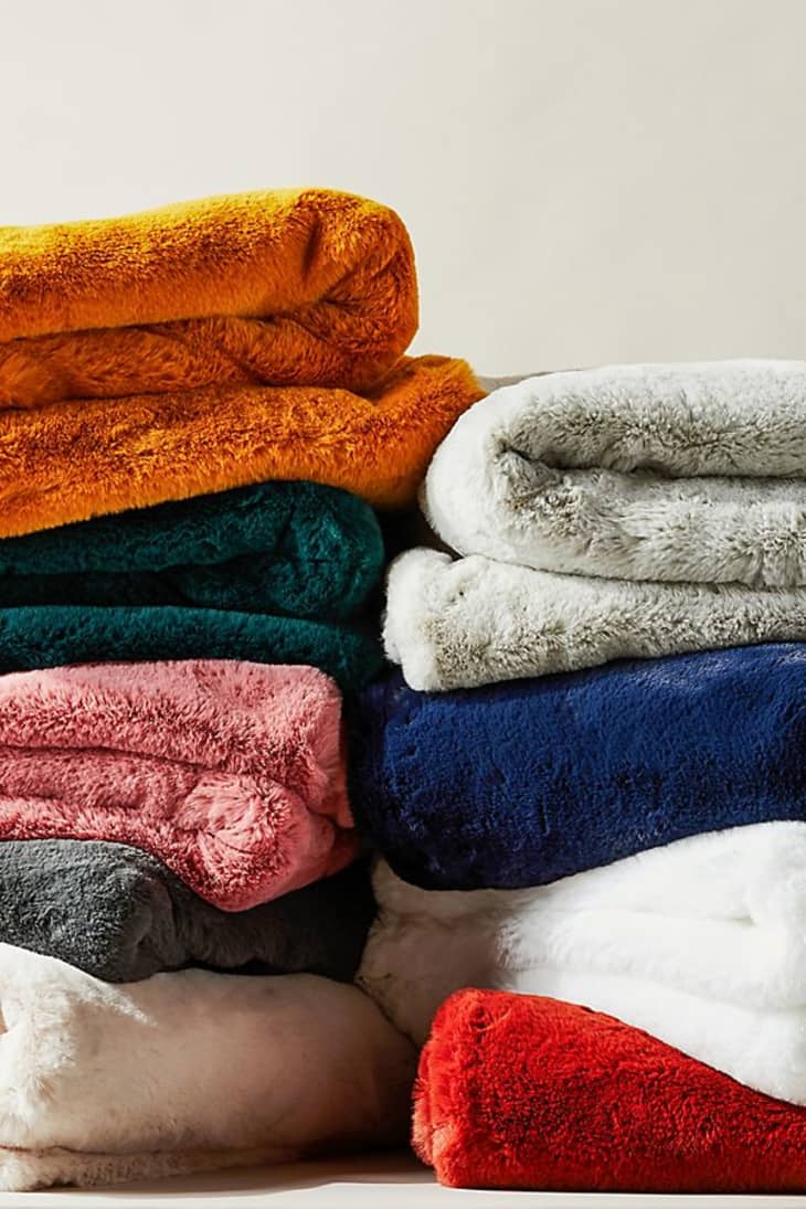 Anthropologie Cozy Gift Sale Candles, Throw Blankets Apartment Therapy